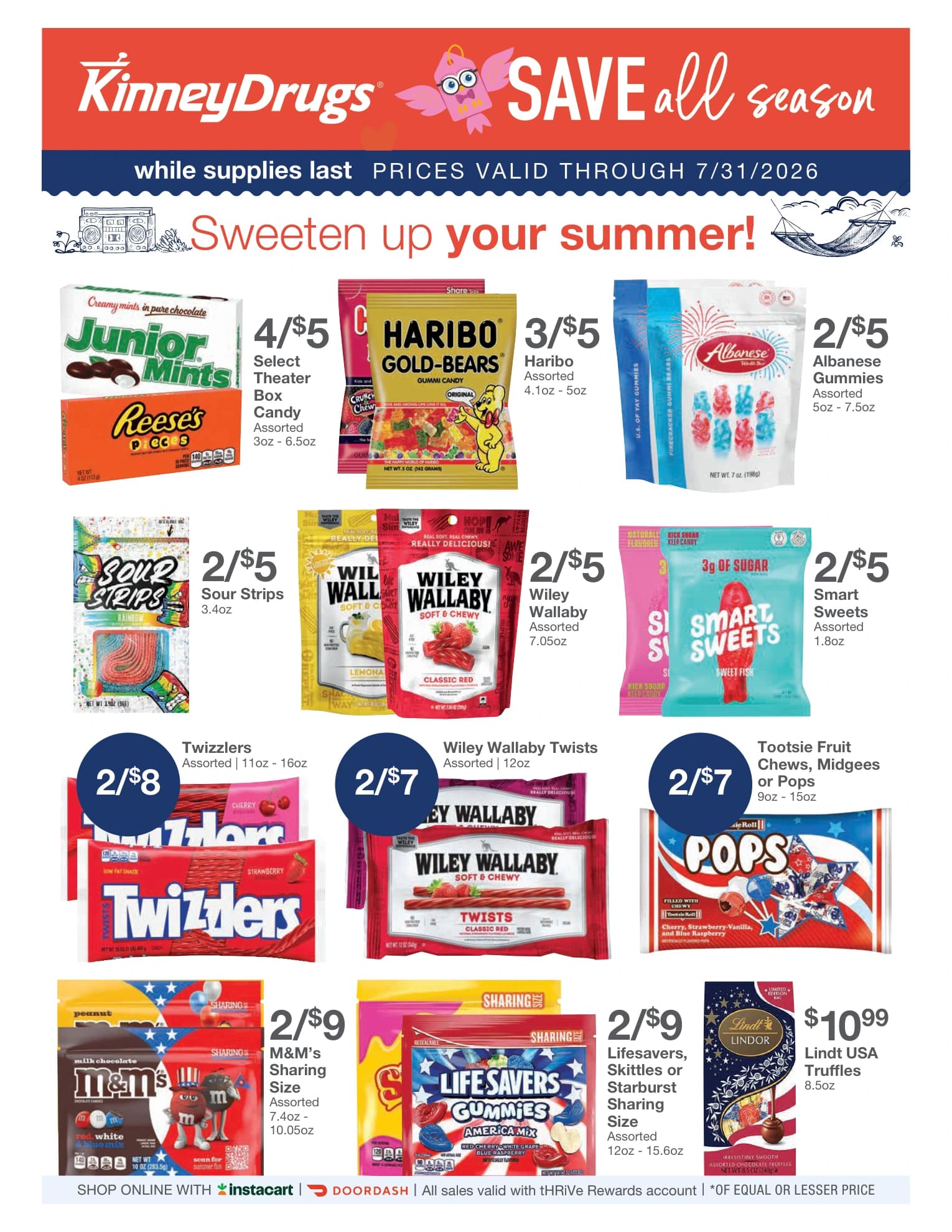 Summer Snack Flyer