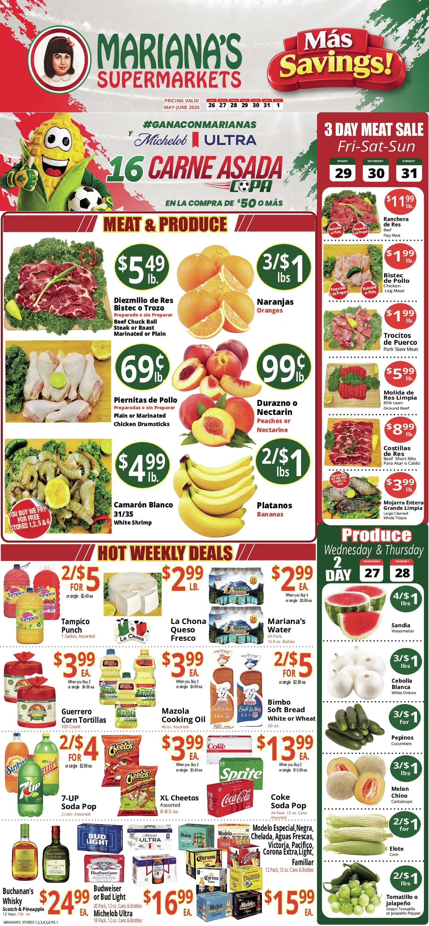 Weekly Specials | Previous Next