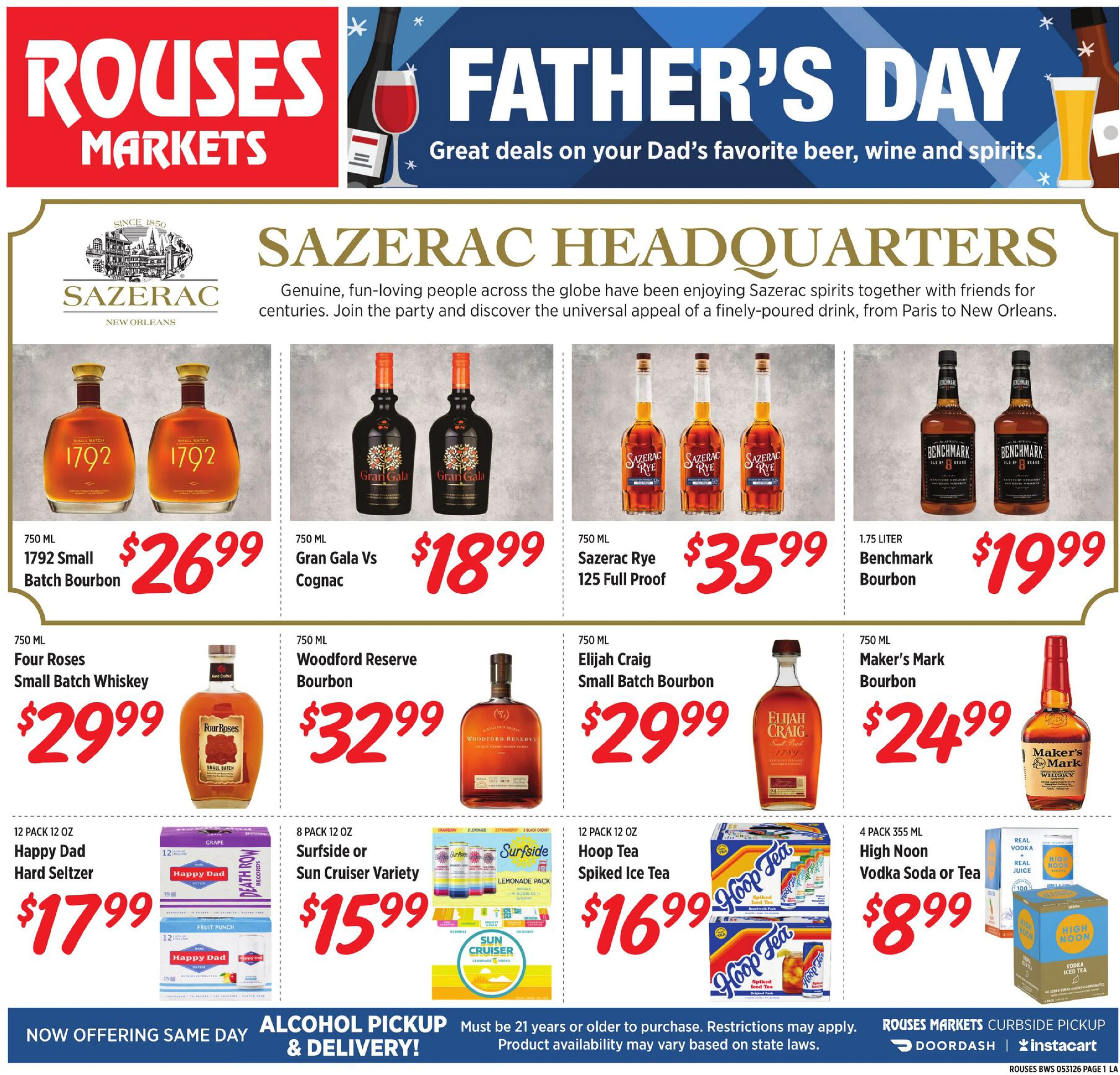 Alcohol Specials