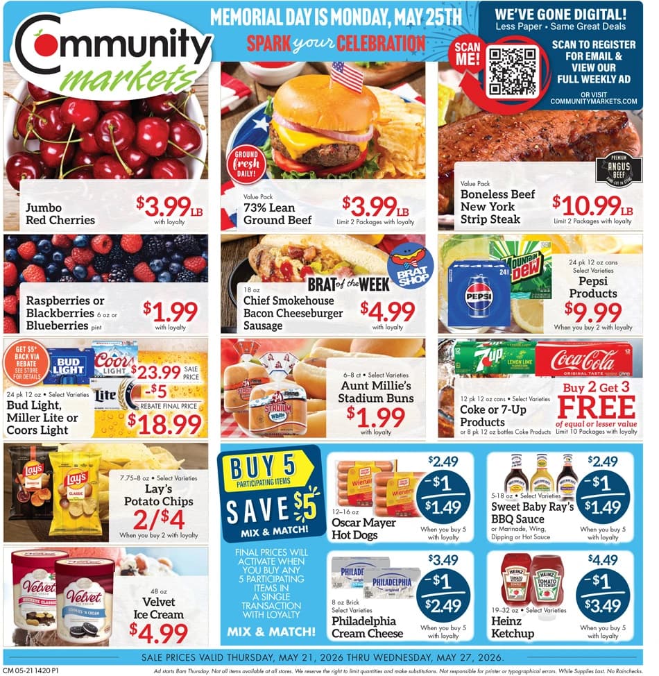 Community Markets Weekly Specials