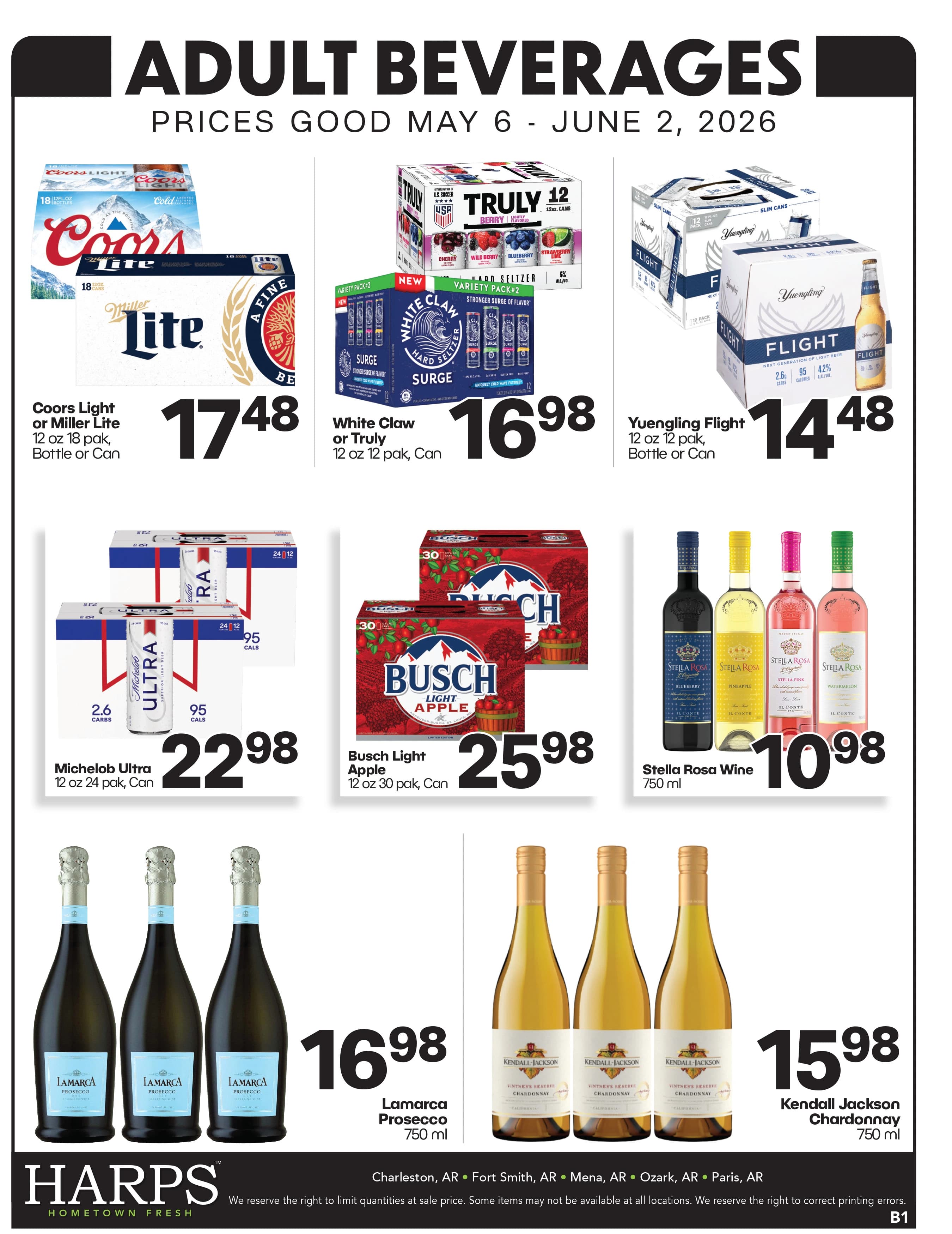 Harps Weekly Specials