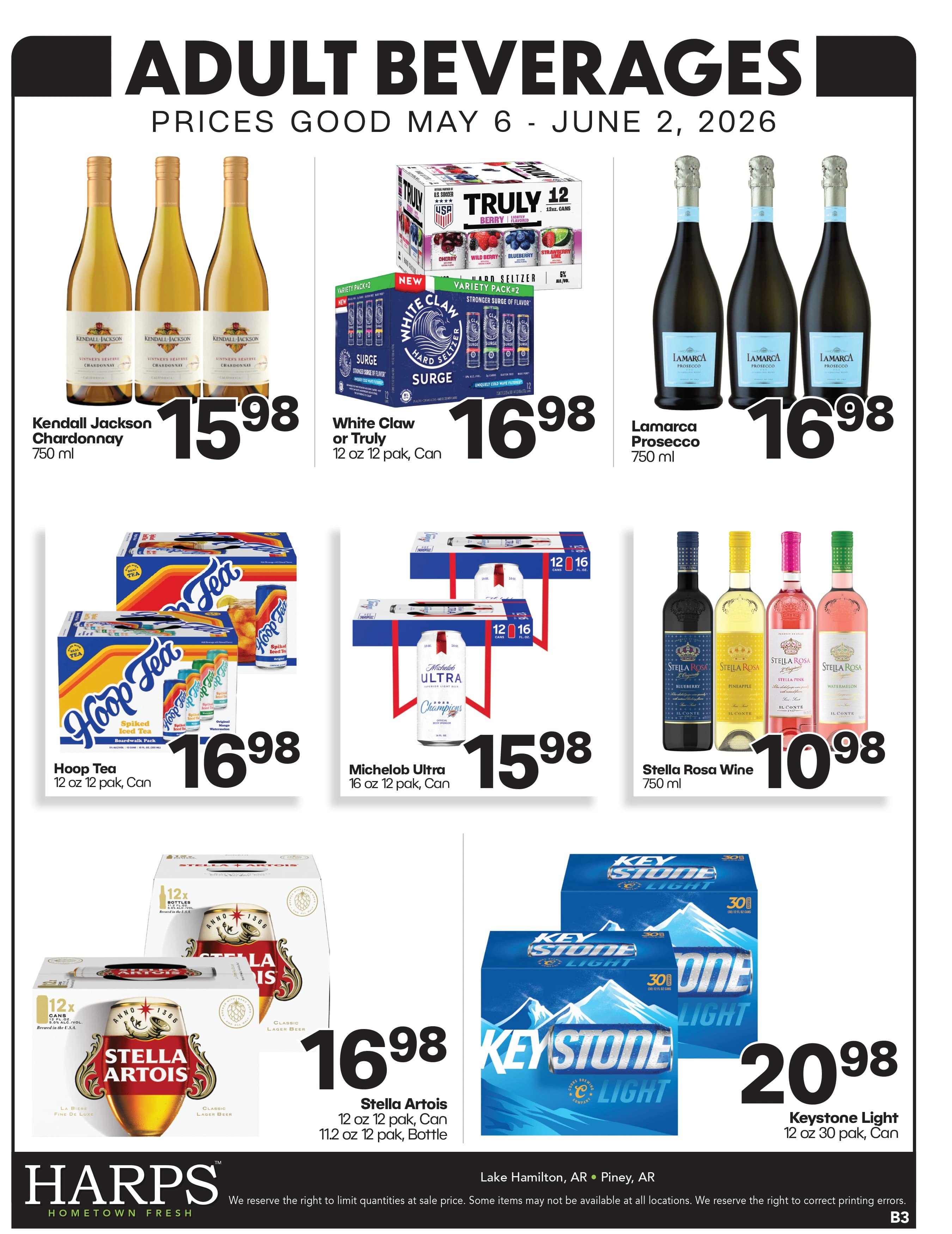Harps Weekly Specials