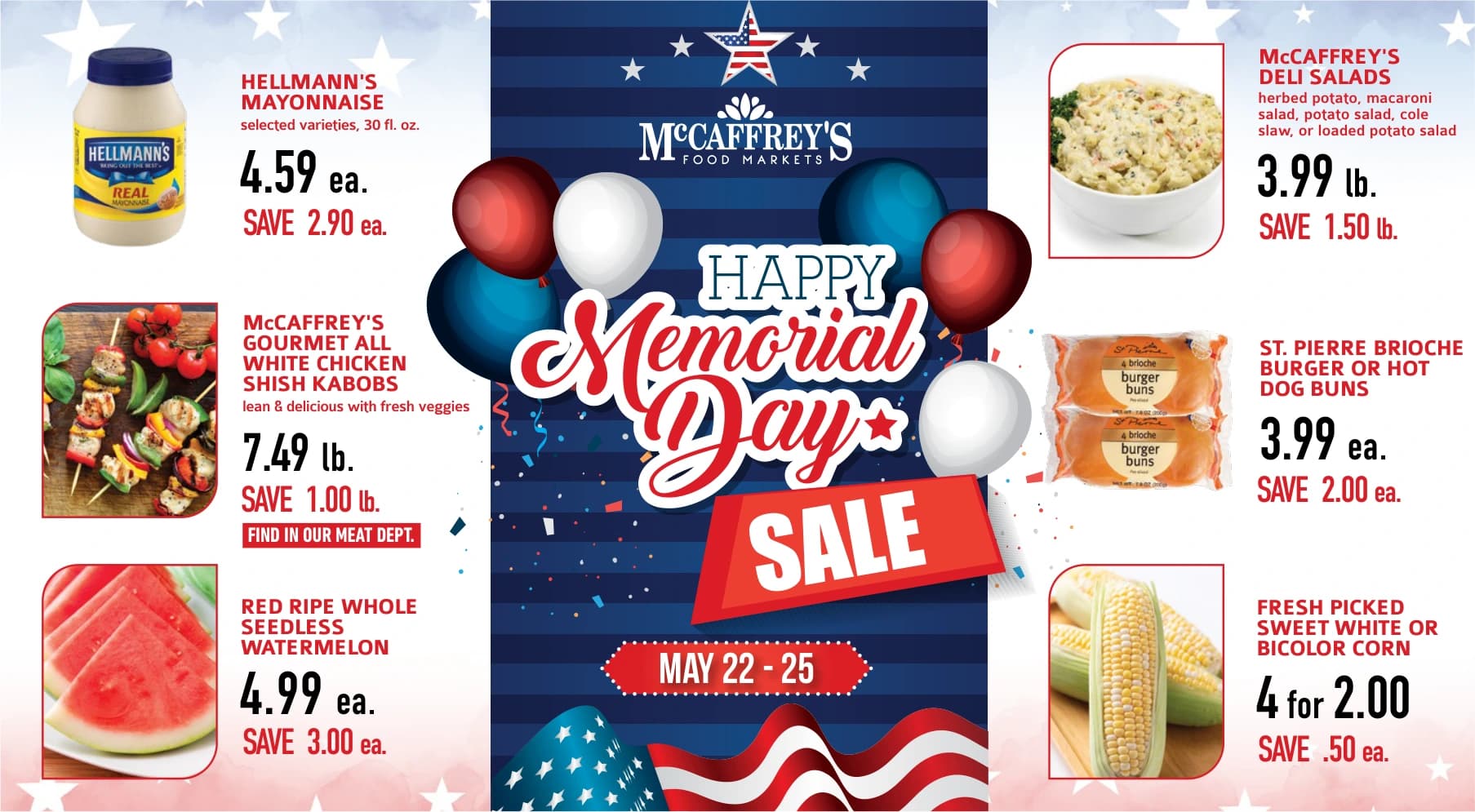 McCaffrey's Memorial Day Sale