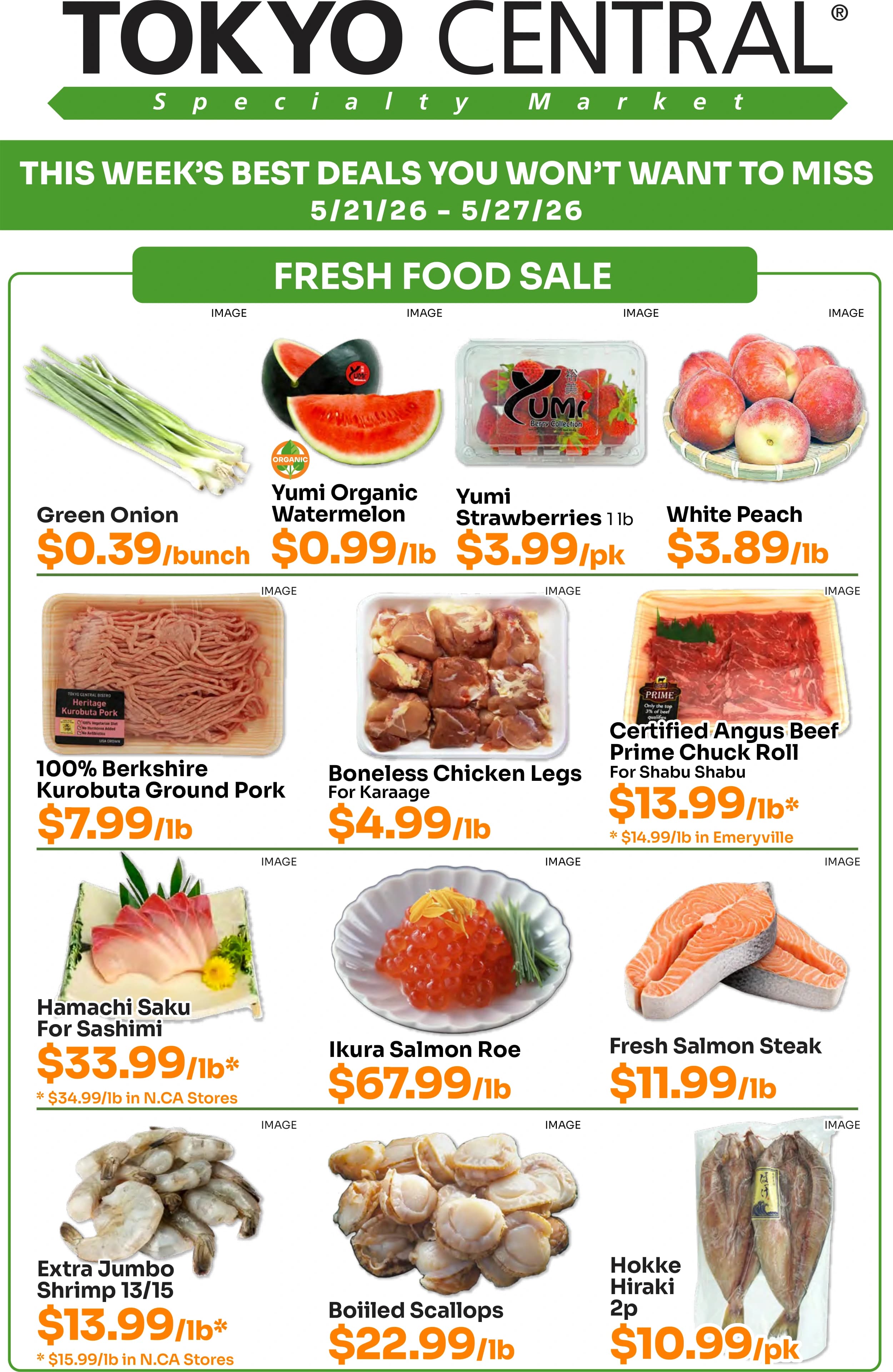 Tokyo Central Weekly Ad