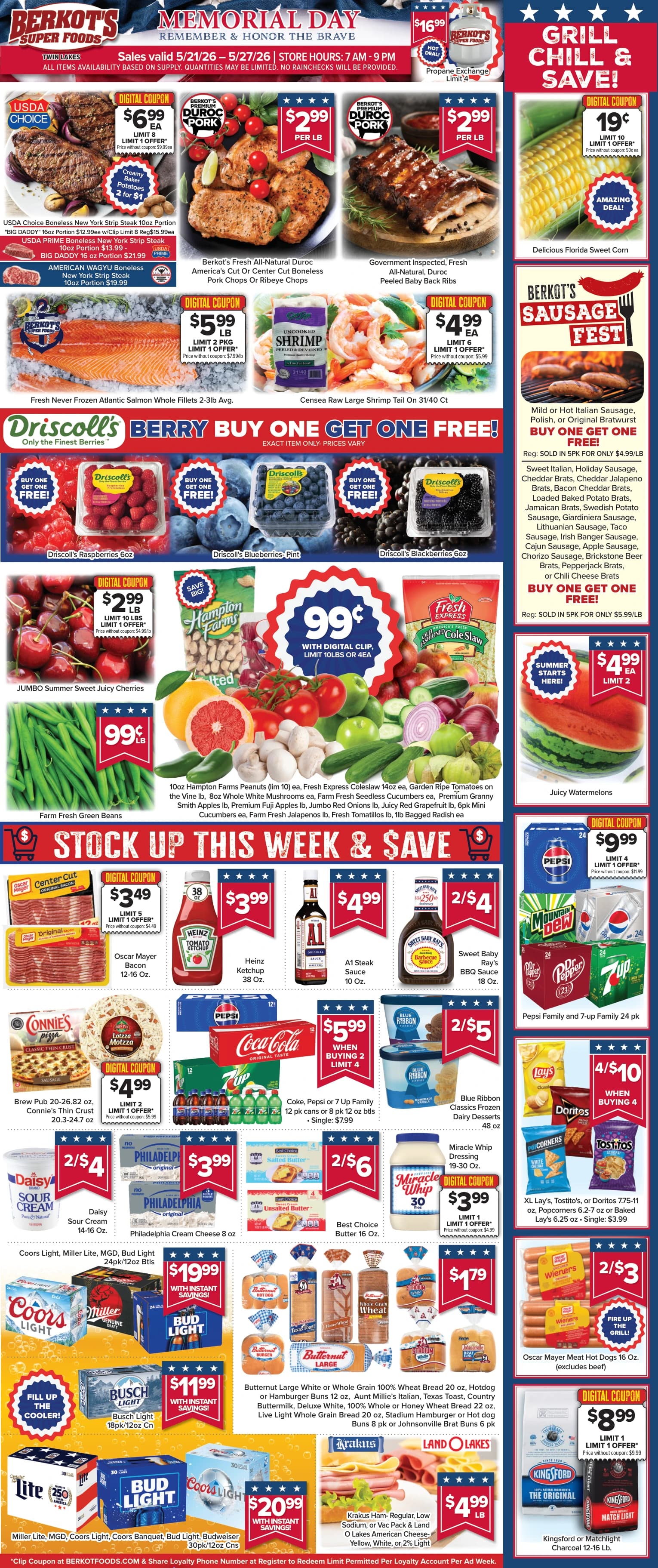 Weekly Ad Twin Lakes 5.21.26